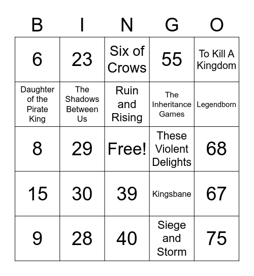 ❃ 𝓟𝓪𝓽𝓮𝓵 ❃ Bingo Card