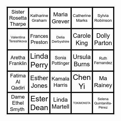 WHM @ OG Bingo Card