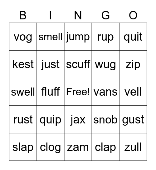 RbD Book 1 Mastery Check 1-32 Bingo Card