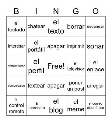 La tecnología Bingo Card