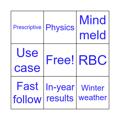 CN Case Team Bingo Card