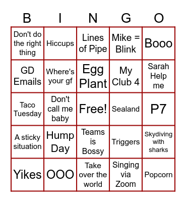 If you know, you know Bingo Card
