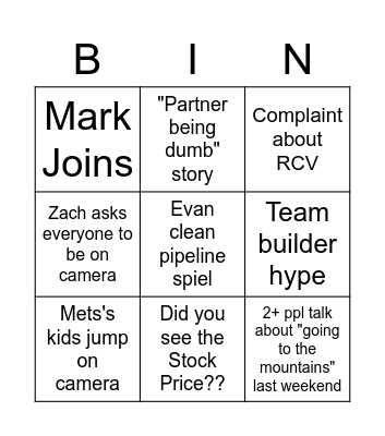 2.26.1 Bingo Card