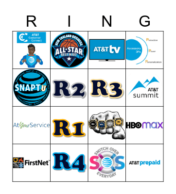 Run 4 the Rings Grand Champions Bingo Card
