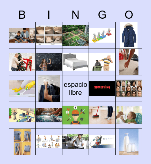 Unit 8A Bingo Card