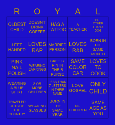 IT'S BINGO TIME! Bingo Card