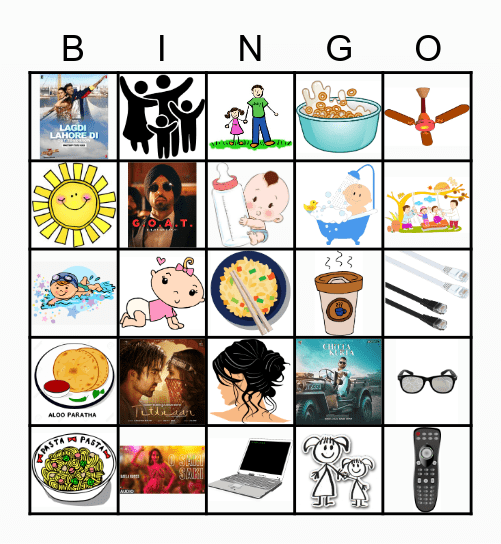 SAREENA 1st BDAY BINGO! Bingo Card