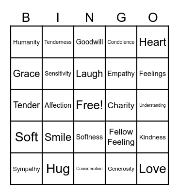 In It To Win It Bingo Card