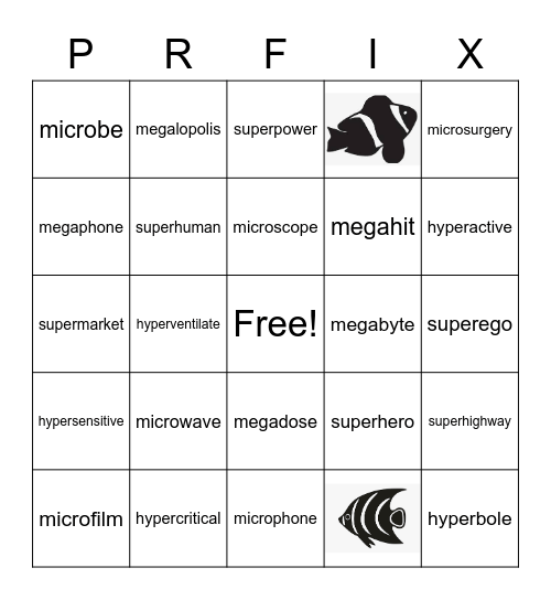 Sort 41 Bingo Card