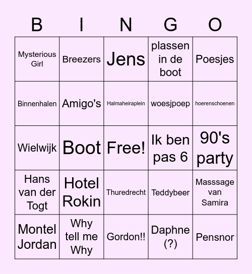 Deb&Steef BingoLingo Bingo Card