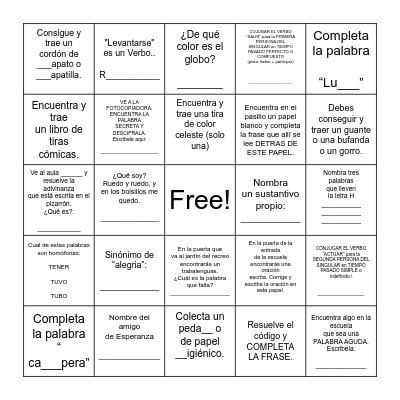 CARTA DE TRIPULACION Bingo Card