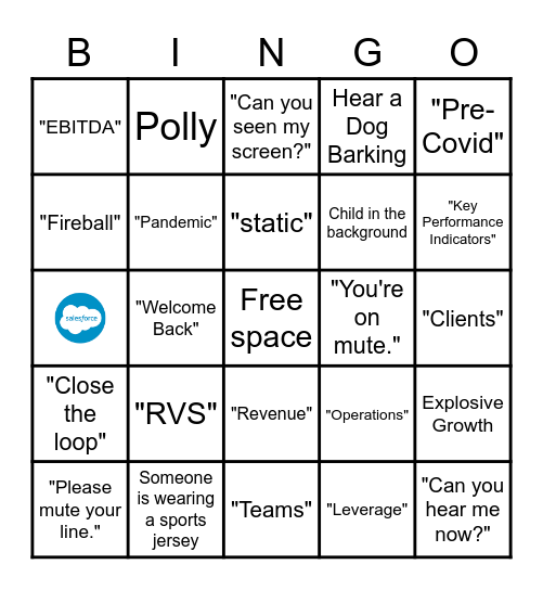 1st Qtr. 2021 - Virtual Leadership Summit Bingo Card