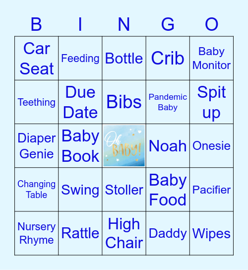 ES Pharma Baby Bingo Card