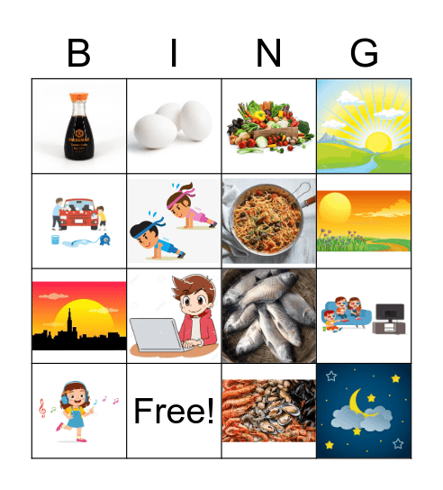 Review Bingo! Bingo Card