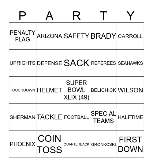 Prestonwood Kidz Bingo Card