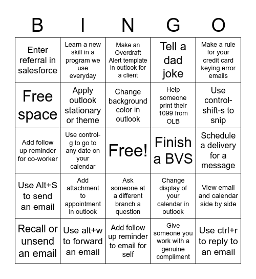 Last Day of Quarantine Bingo Card