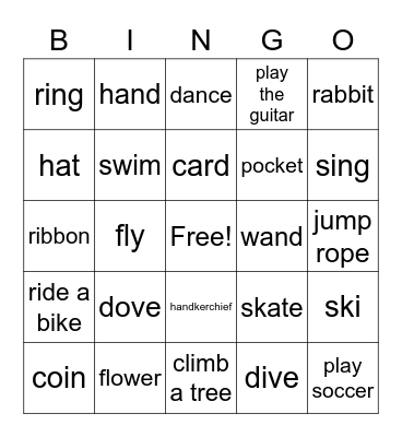 Base Camp 5 Bingo Card