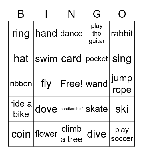 Base Camp 5 Bingo Card