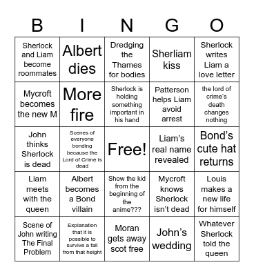 YuuMori ending bingo Card