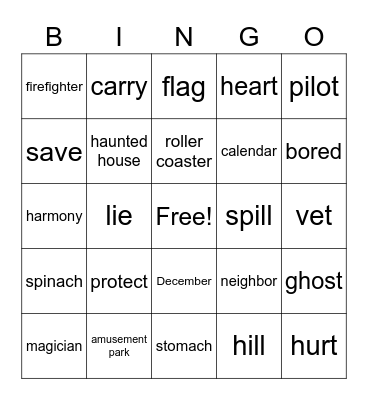 My Next Reading 3 Unit.10~16 Bingo Card