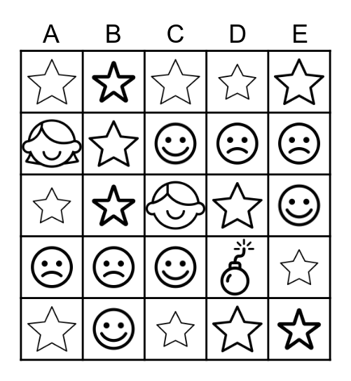 Scripture Man Game Scripture Man Bingo Card