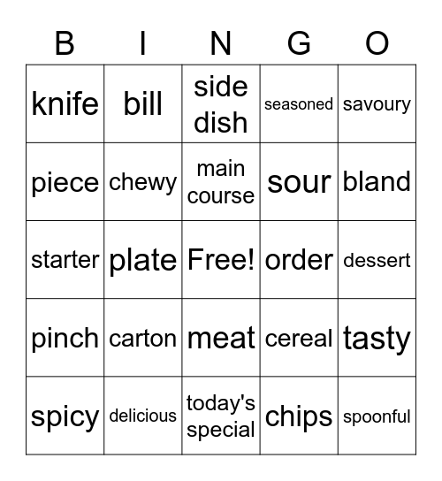 Theme Words Chapter 3 HV1 Bingo Card