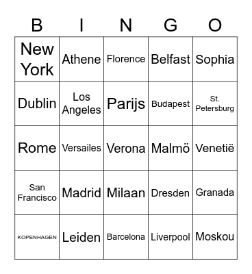 STEDEN Bingo Card