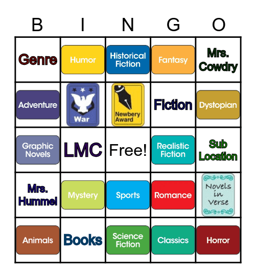 WMS READING DAY Bingo Card