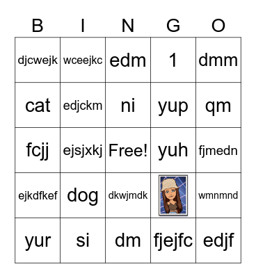 spanish test Bingo Card