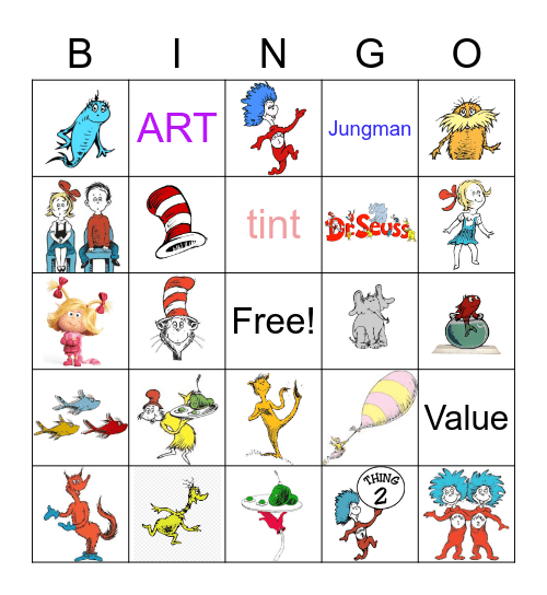 DR. SEUSS Bingo Card