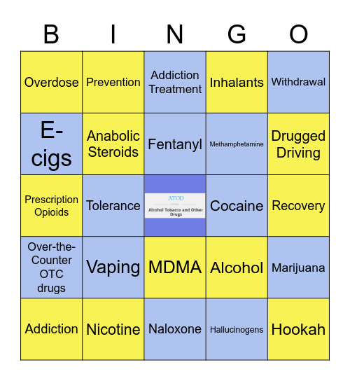 ATOD Bingo Card