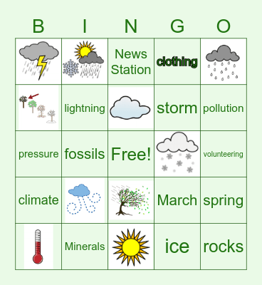 March Bingo Card