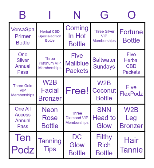 March Bingo Contest Bingo Card