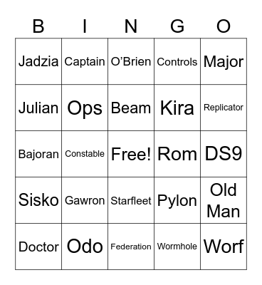 DS9 bingo Card