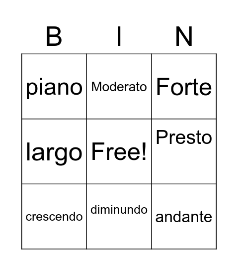 stage2 Bingo Card