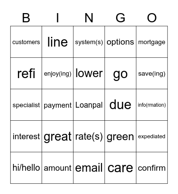 (Newbs in) First Pay Bingo Card