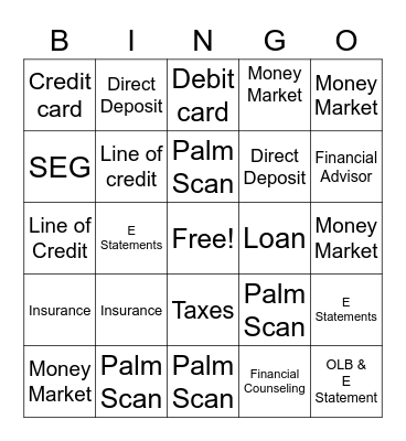 Lucky Referral Bingo Card