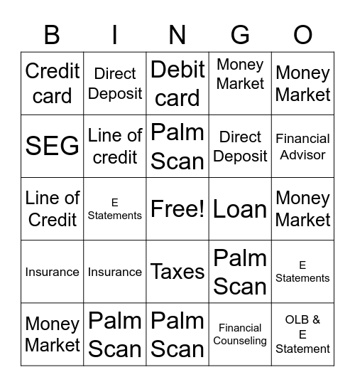 Lucky Referral Bingo Card