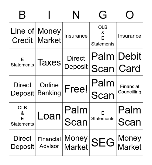 Lucky Referral Bingo Card