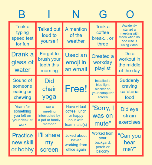 DGS VAL US Bingo Card