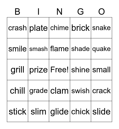 a/i BINGO Card