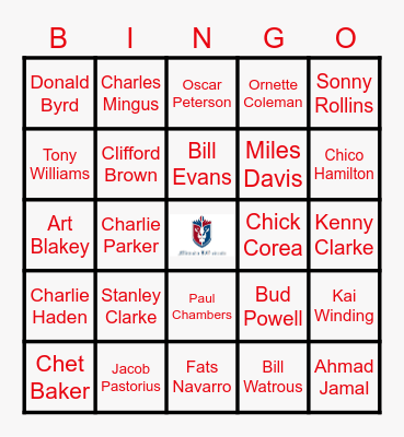 Miranda KO Events JAZZ Night Round1 Bingo Card