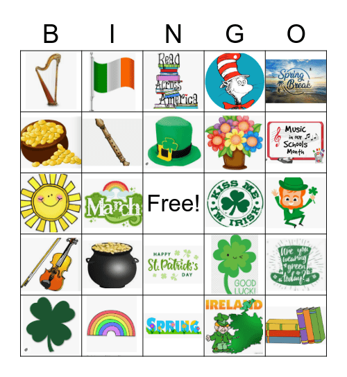 March Bingo Card