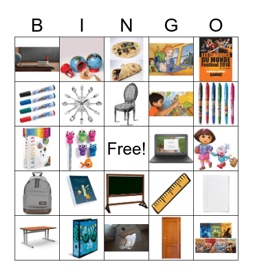 L'ecole Bingo Card