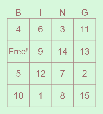 Donate in COVID Bingo Card