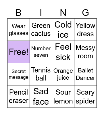 /s/ Phrases Bingo Card