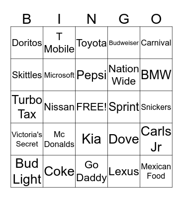 Jason & Amanda's Super Bingo Card