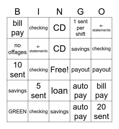 referrals Bingo Card