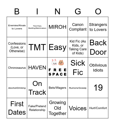 MINSUNG Bingo Card