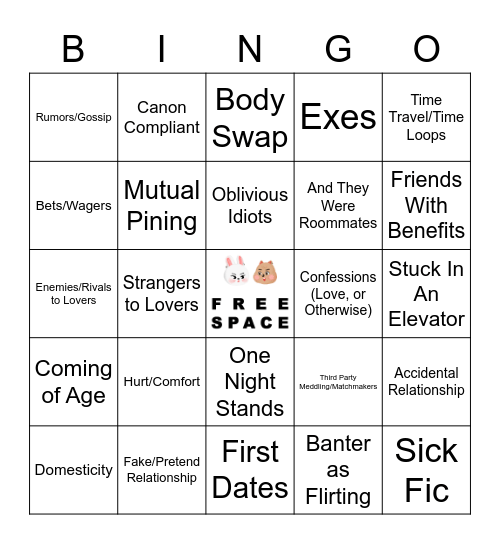 MINSUNG Bingo Card